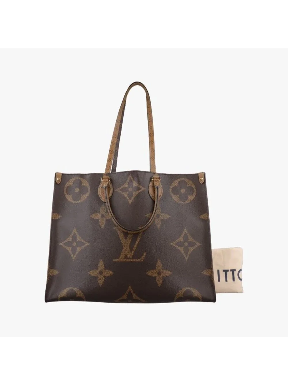 Louis Vuitton On The Go GM Monogram Brown Canvas Tote
